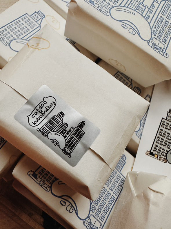 Catdoo Designs | Chicago The Bean Rubber Stamp | Chicago Stationery Fest Exclusive