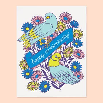 Lovebirds Anniversary Card (In Store Only)