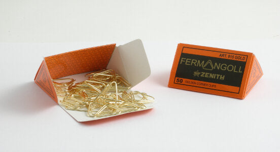 Zenith Corner Clips - Gold Paper Clips