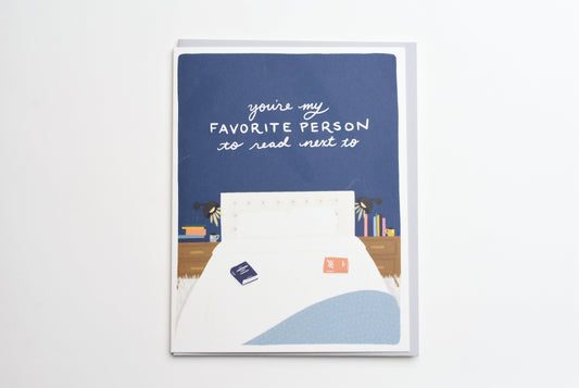 You're My Favorite Person To Read Next To