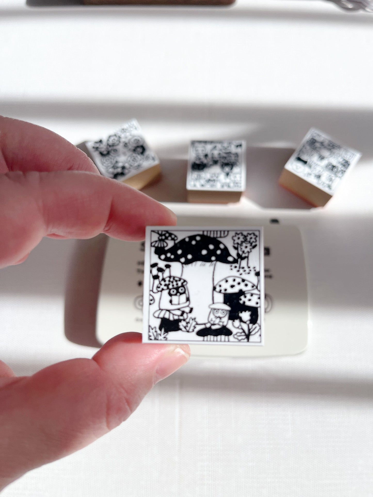 Yumi Kitagishi | Mushroom Stamp | tsuna-02
