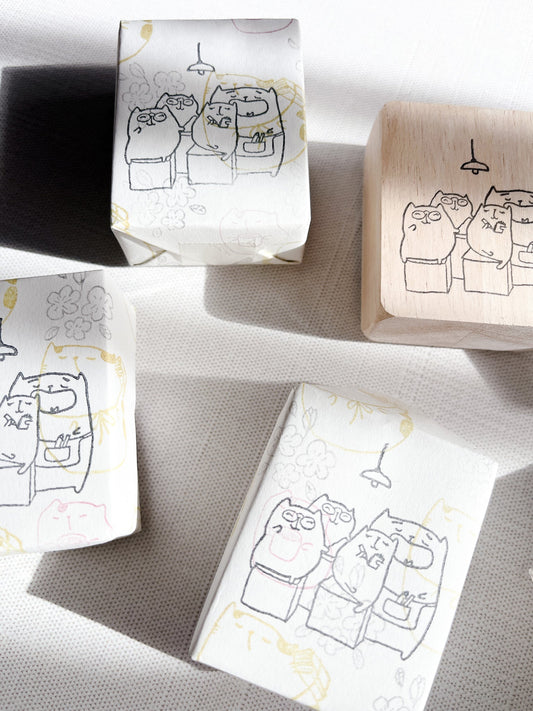 Catdoo Designs | Besties at Meeting Rubber Stamp