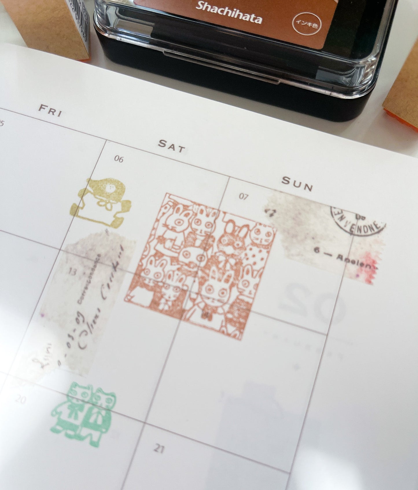 Yumi Kitagishi |  Rabbit Friends Stamp