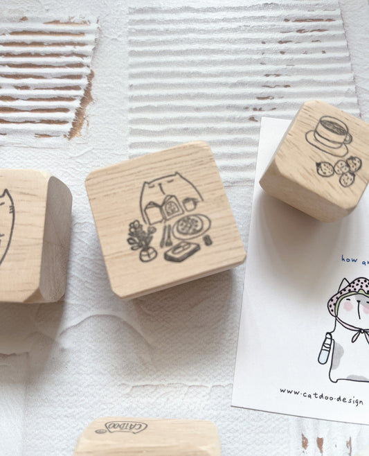 Catdoo Designs | I'm Eating Rubber Stamp