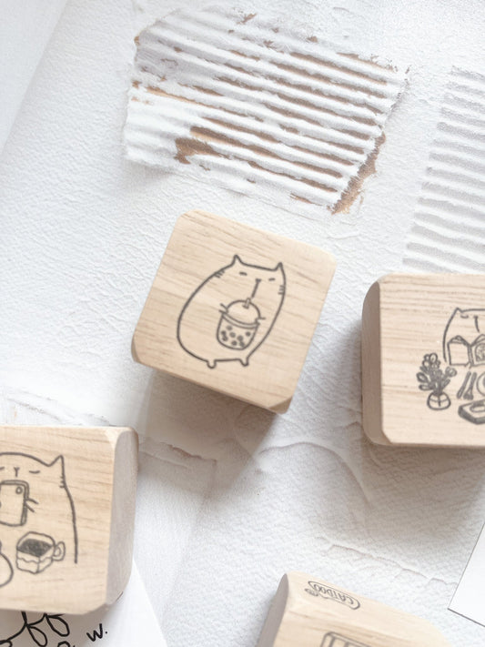 Catdoo Designs | Boba Rubber Stamp
