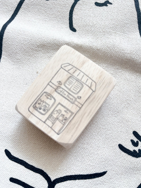 Catdoo Designs | Coffee House Rubber Stamp