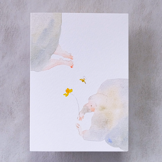 Dodolulu Greeting Card - Flower & Bee