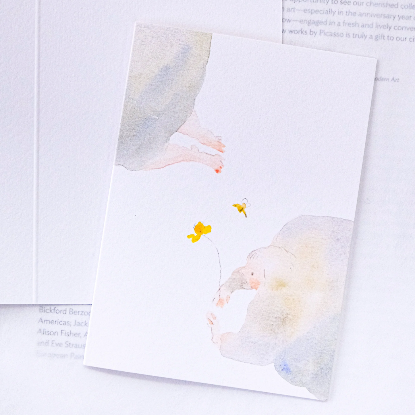 Dodolulu Greeting Card - Flower & Bee