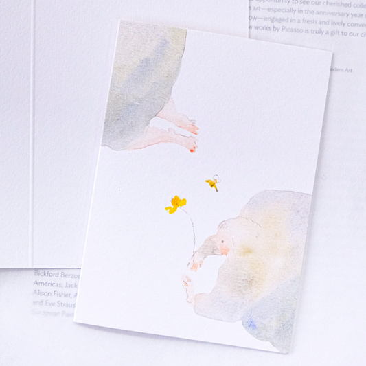 Dodolulu Greeting Card - Flower & Bee