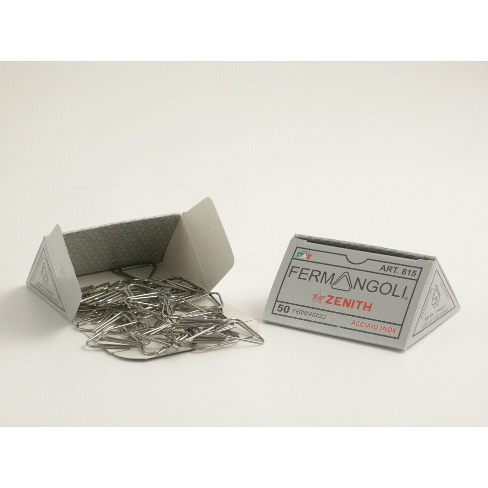Zenith Corner Clips - Stainless Steel Paper Clips