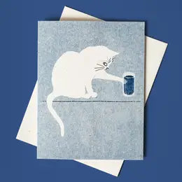 Bromstad Printing Co. Risograph Card - Water Glass