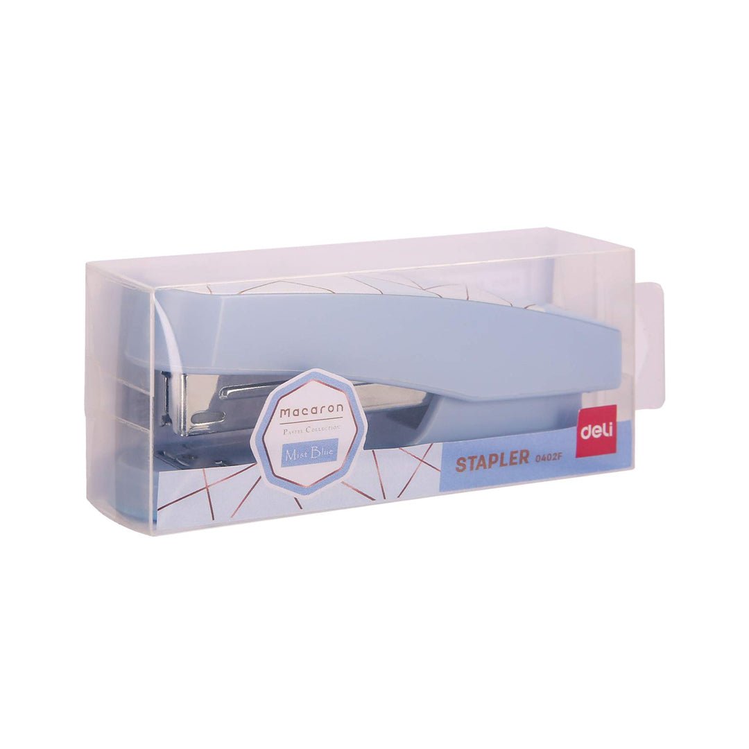 Deli Macaron Pastel Collection Stapler-Mist Blue