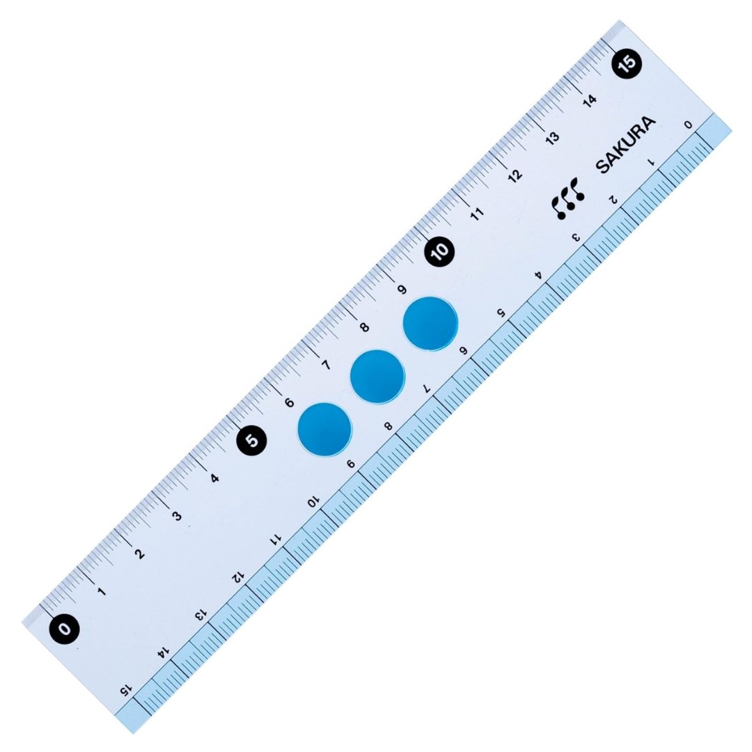 Sakura Straight Line Ruler 15cm G Jogi