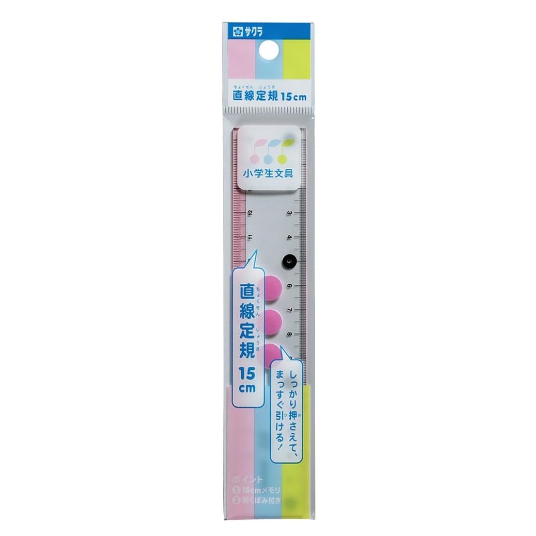Sakura Straight Line Ruler 15cm G Jogi