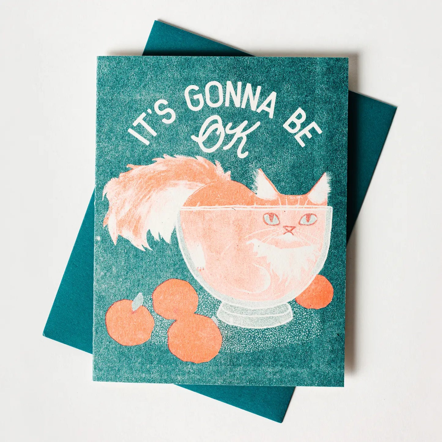 Bromstad Printing Co. Risograph Card - It's Gonna Be Ok