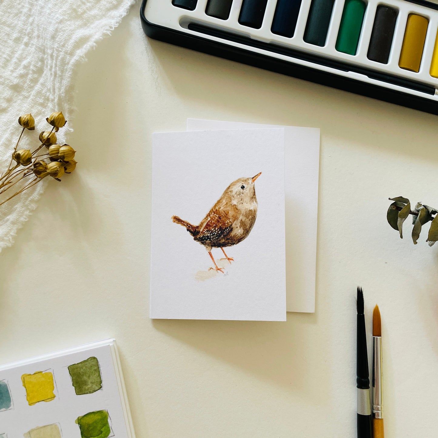 Emily Lex Mini Notecard - Wren