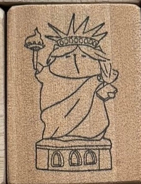 Catdoo Designs | Lady Liberty Rubber Stamp