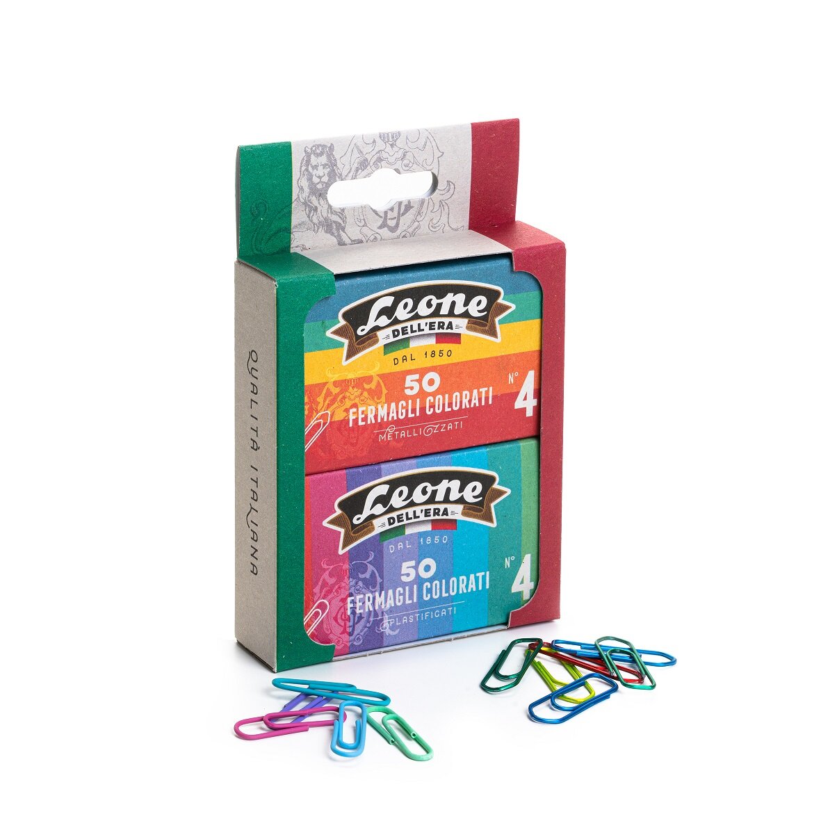 Lion Paper Clips - Combination Pack Color - Size 4