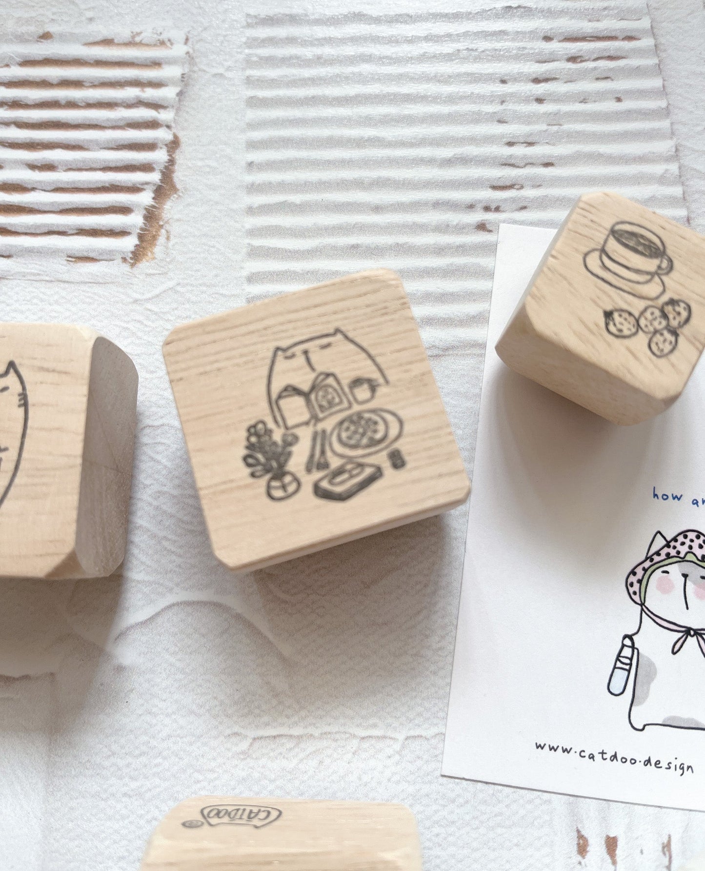 Catdoo Designs | I'm Eating Rubber Stamp