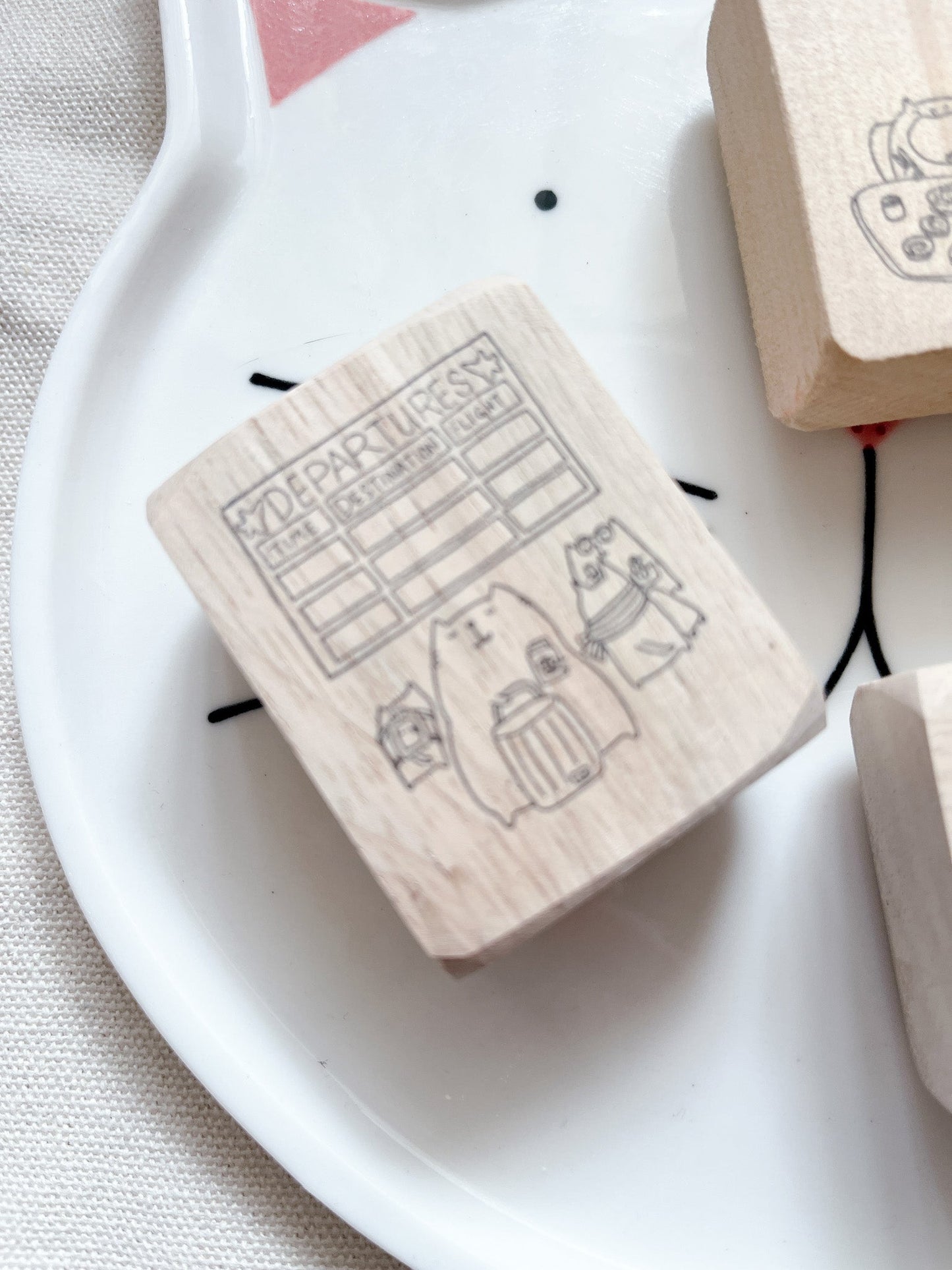 Catdoo Designs | Departures Rubber Stamp