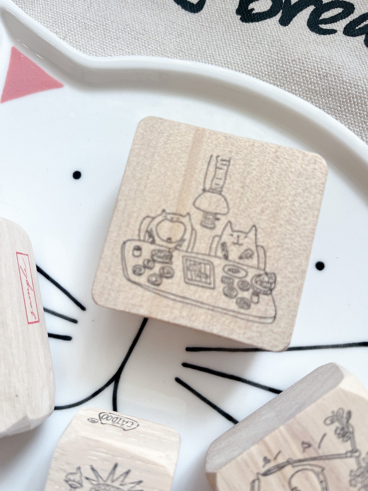 Catdoo Designs | Korean BBQ Rubber Stamp