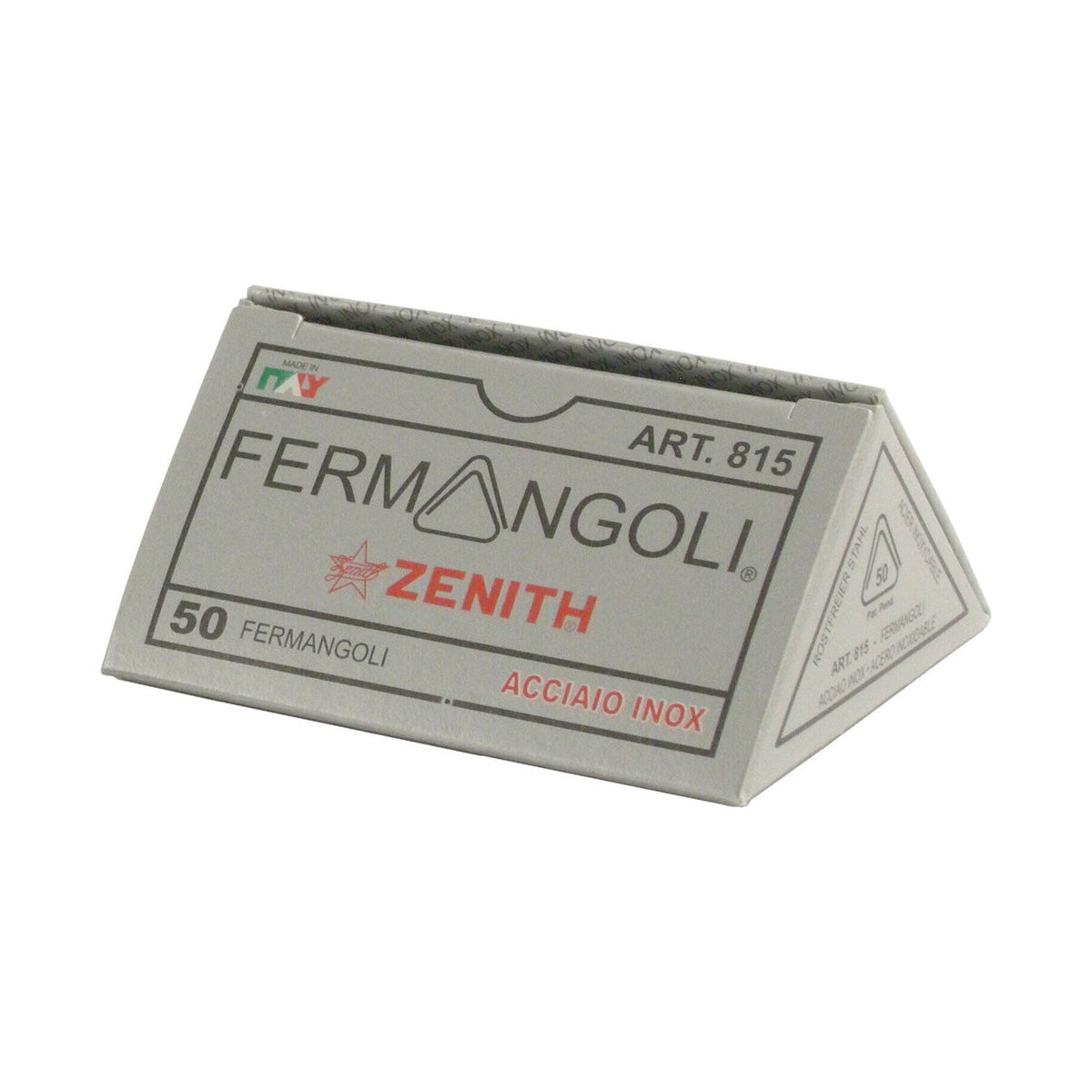 Zenith Corner Clips - Stainless Steel Paper Clips