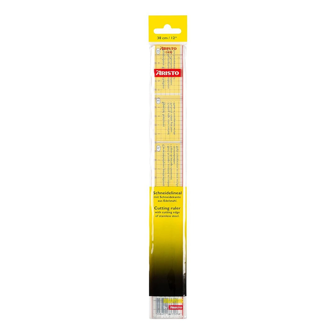 Aristo Transparent Pexiglass Cutting Ruler