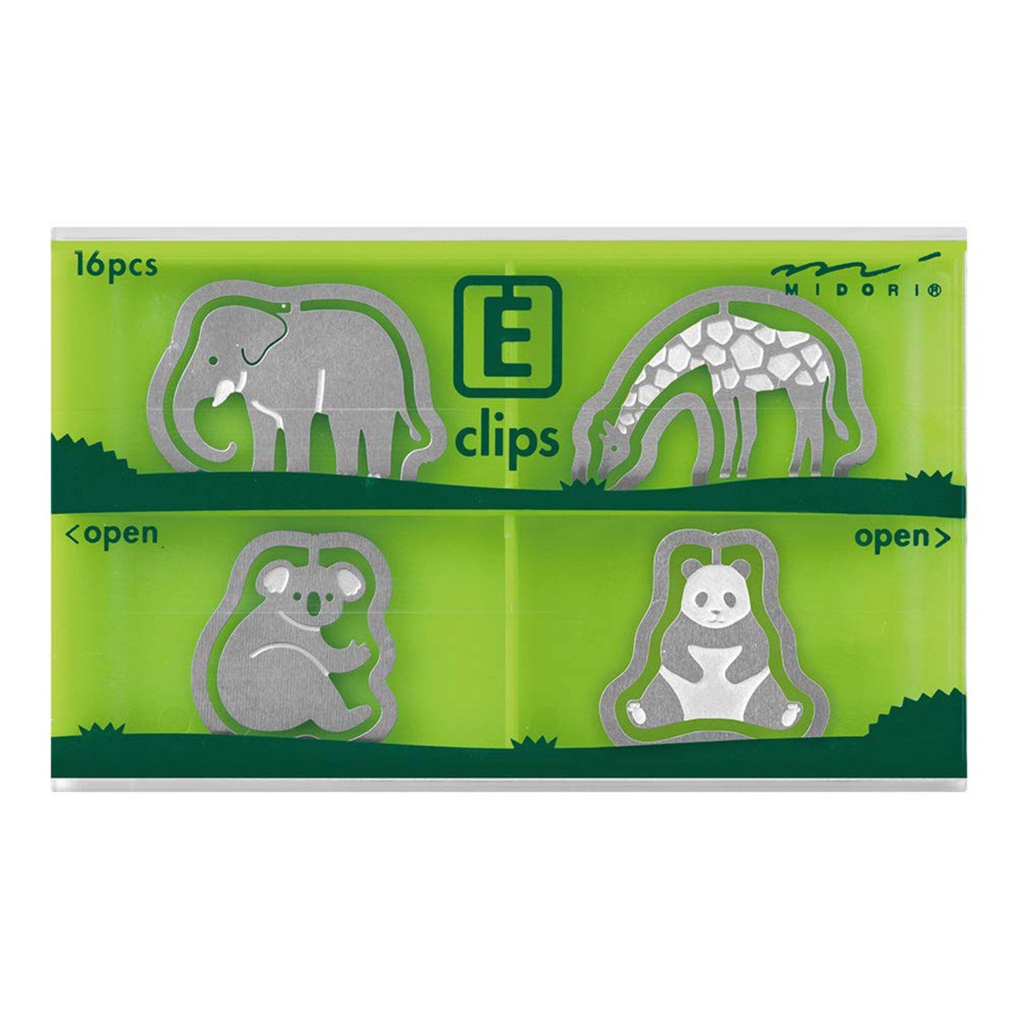Zoo Etched Clips