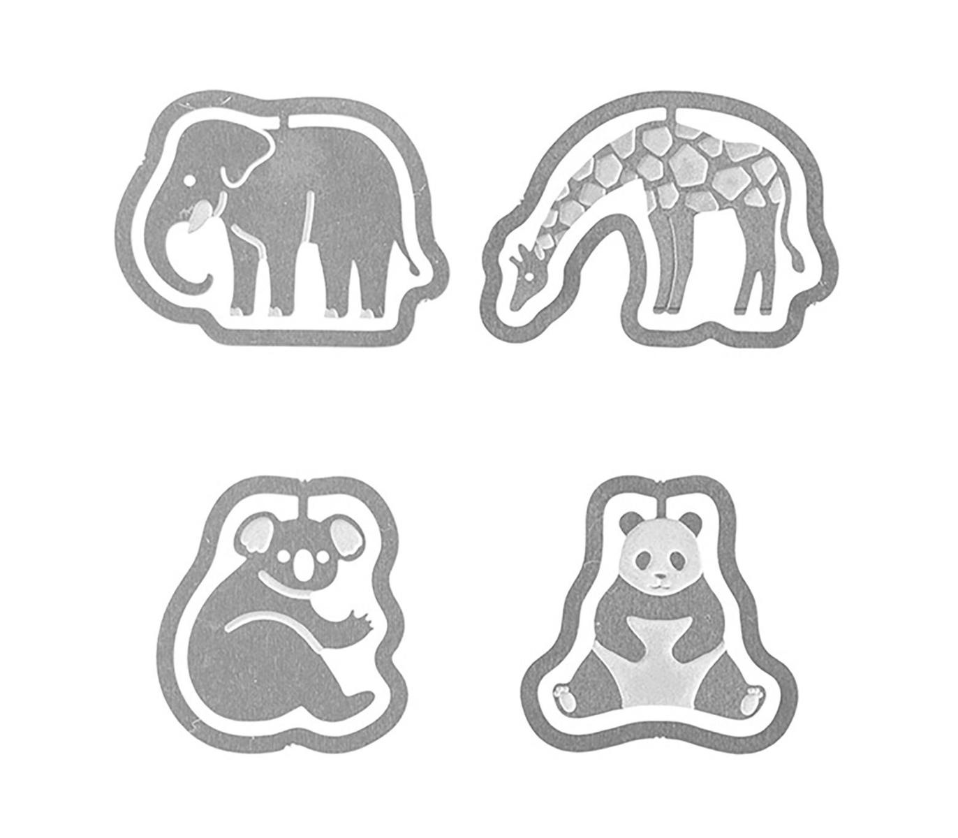 Zoo Etched Clips