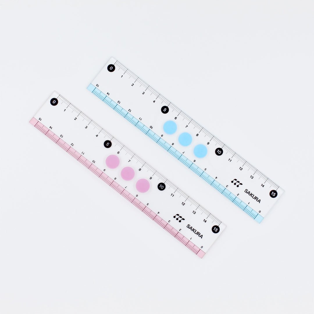 Sakura Straight Line Ruler 15cm G Jogi